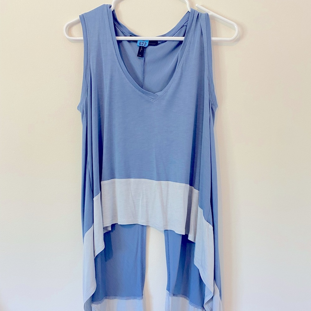 BCBG Max Azria Adley Sleeveless Top Chambray
